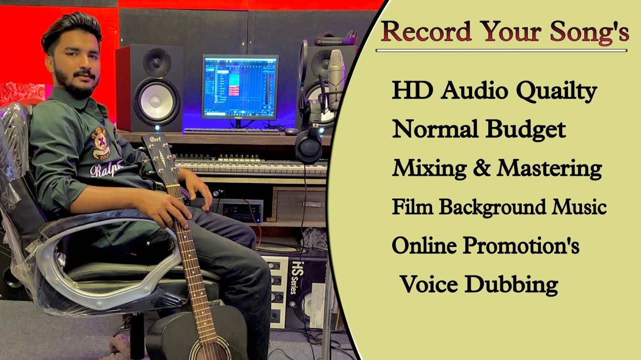 Records your song's  professional quality || Music Studio in Ludhiana Punjab || special offer 2023