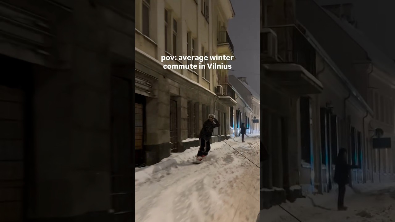 Vilnius during winter hits different. 