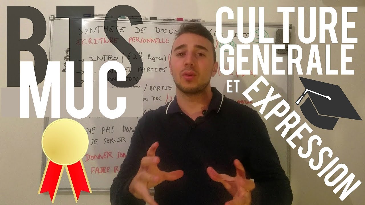 BTS MUC -  CULTURE GÉNÉRALE ET EXPRESSION