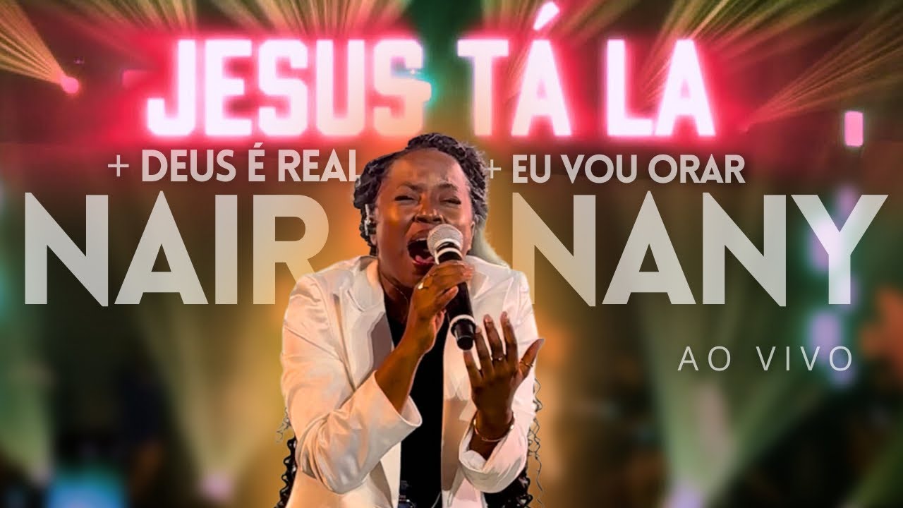 JESUS TA LA / DEUS É REAL / EU VOU ORAR ( Gravado na expo cristã em São Paulo) NAIR NANY NO BRASIL