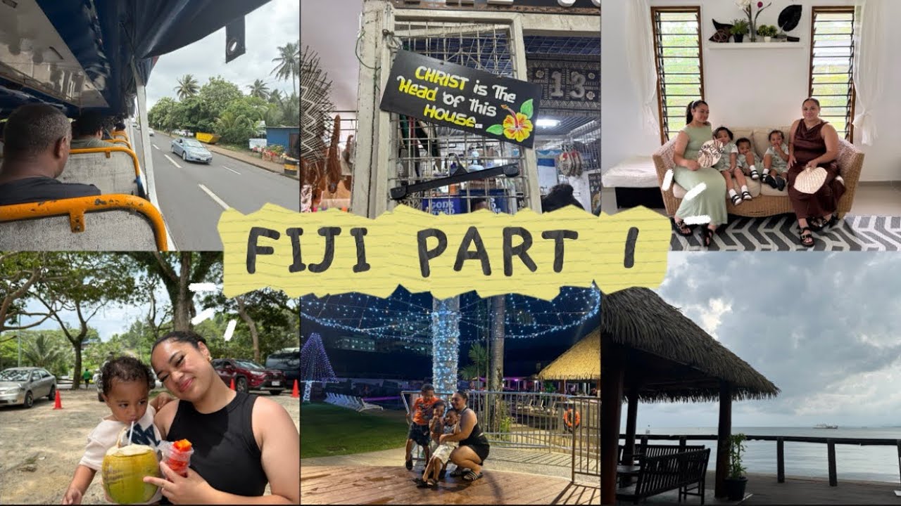FIJI - Part 1 🧚🏼‍♀️(travelling to Suva, eating BBQ, Maui bay, Nono + Fili’s wedding & more 