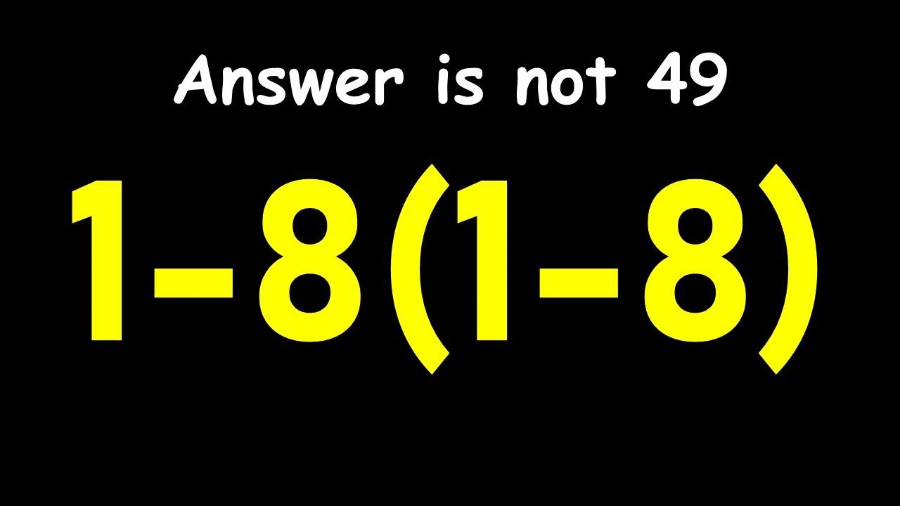 Maybe 1 in 10 People Can Solve This Math Problem