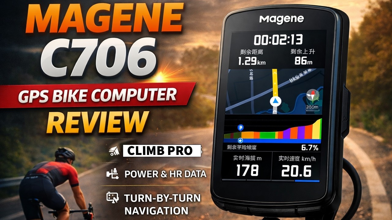 Обзор велокомпьютера Magene C706 GPS 🔥 | Вы бы выбрали его вместо Garmin?