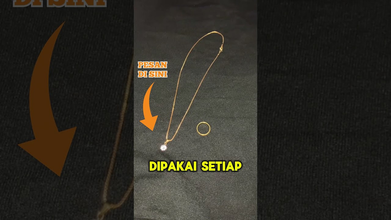 Kalung Titanium Itali Liontin, tahan lama, dan anti luntur&mdash;harga terjangkau, kualitas rasa premium!