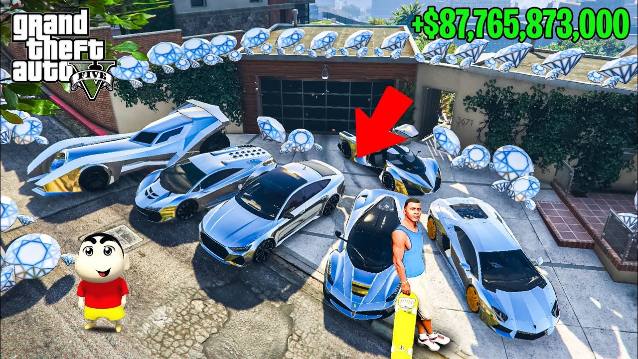 Franklin Gifting EVERY NEW RC TOY CAR To Shinchan in GTA 5!