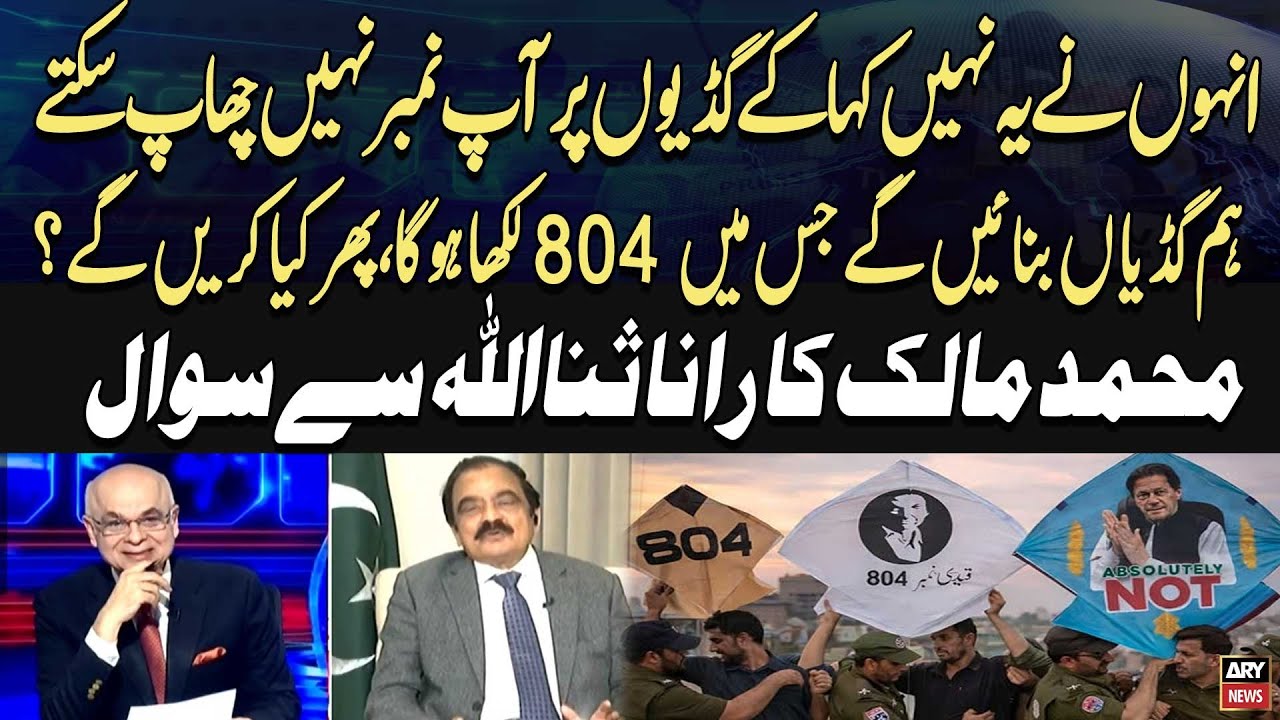 We’ll Make Kites with 804 Written on Them, Then What?” Malik Questions Rana Sanaullah