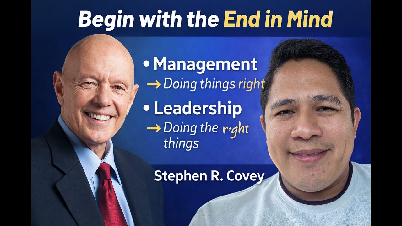 Begin with the End in Mind | Rev.Fr.Darwin Gitgano