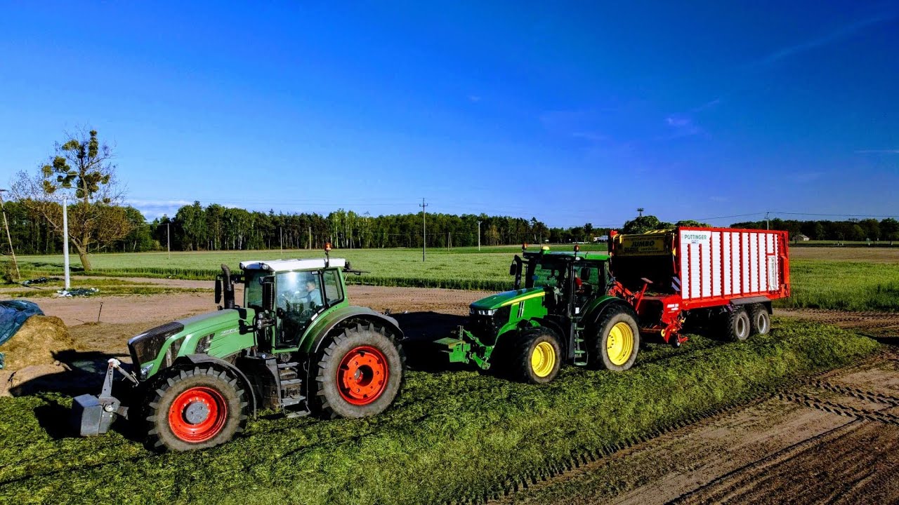 Zbiór Traw 2020!☆John Deere 7270R & Pottinger Jumbo 7210!☆Najlepsza Ekipa Na Mazowszu!!☆
