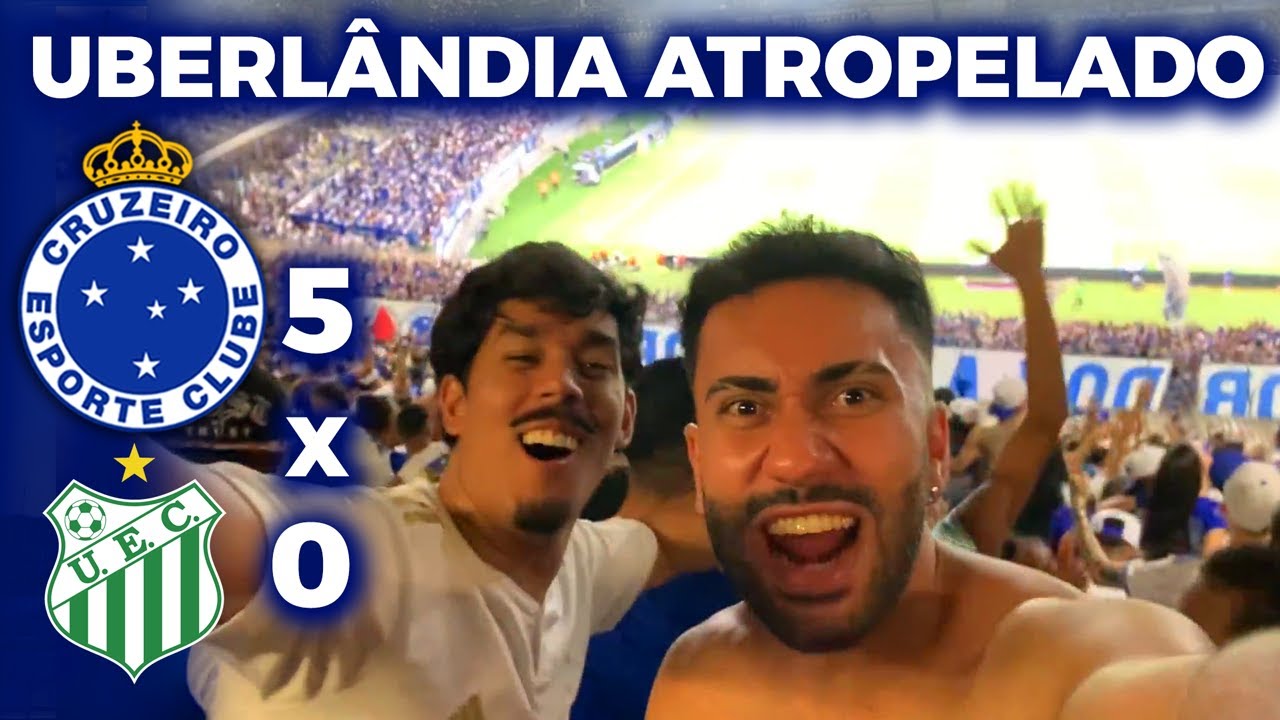 CRUZEIRO GOLEIA UBERLÂNDIA E MINEIRÃO DESABA !CRUZEIRO 5X0 UBERLÂNDIA|CAMPEONATO MINEIRO|VLOG #45