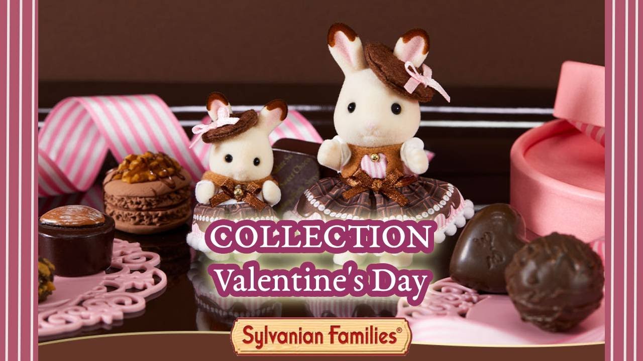 PRESENTATION collection Valentine's day / saint Valentin  des SYLVANIAN FAMILIES