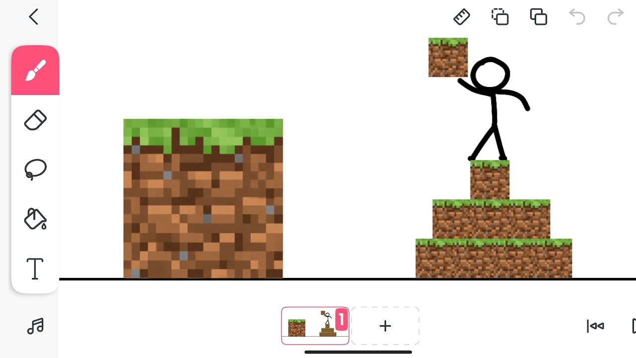 Como Fazer o Minecraft no Flipaclip - Flipaclip 