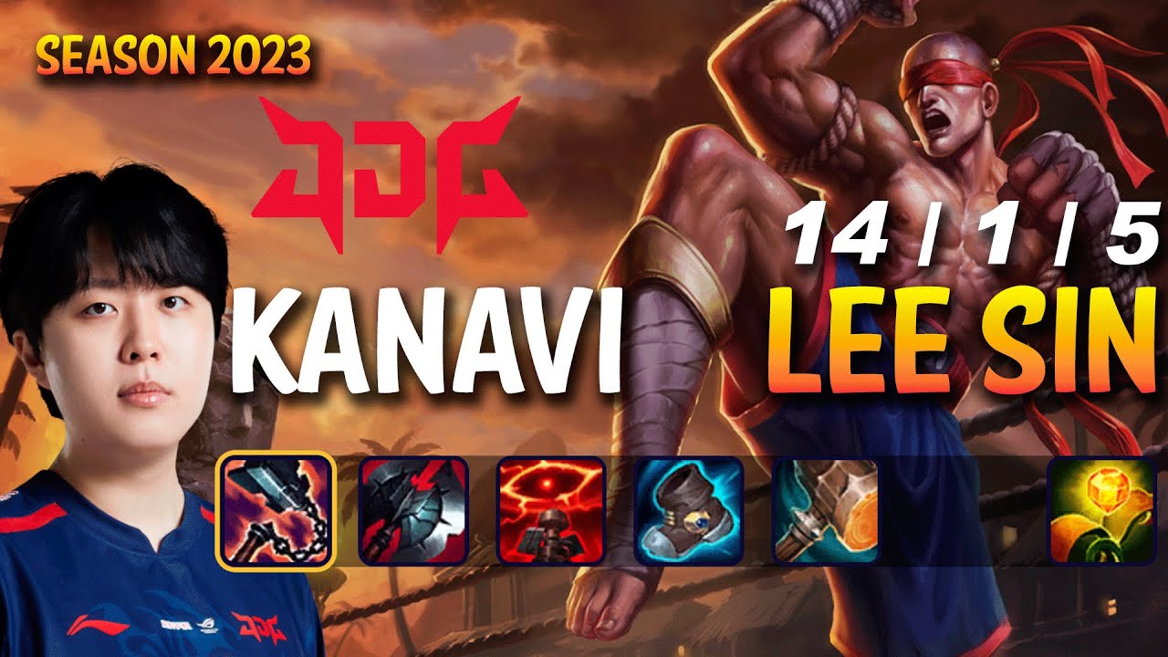 JDG Kanavi LEE SIN vs VI Jungle - Patch 13.21 KR Ranked