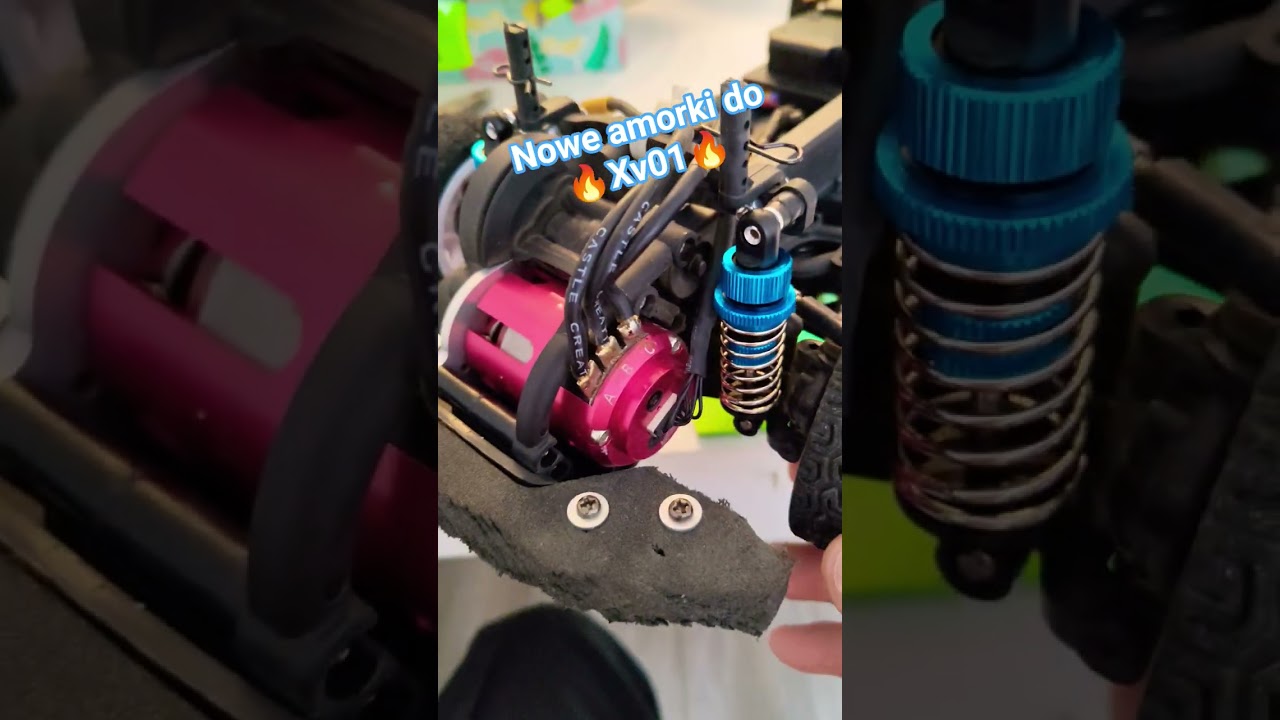 nowe amortyzatory do tamiya xv01