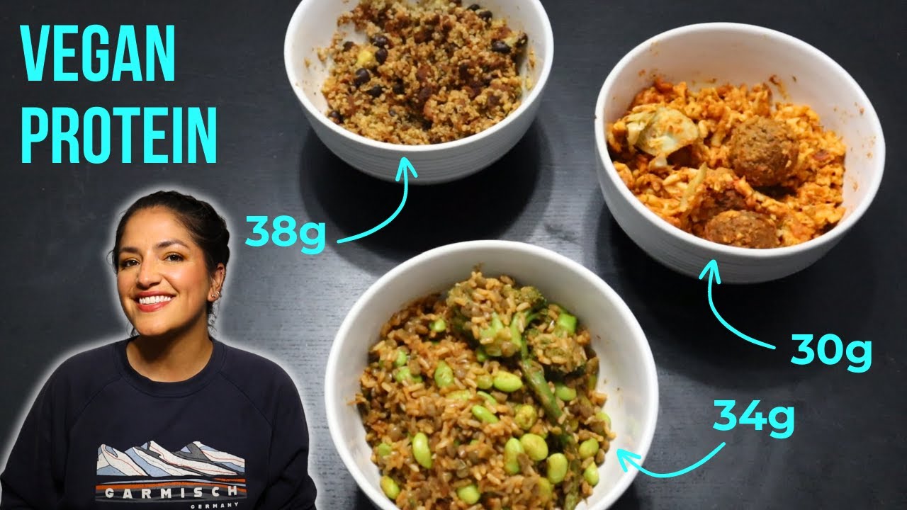 Pantry and Freezer Challenge | High Protein Vegan Meals