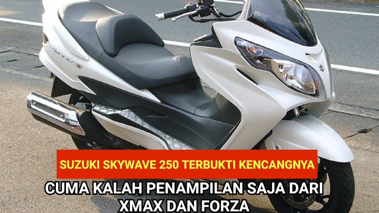 Suzuki Skywave 250 Lebih Kencang dari XMAX & Forza 250, Tapi Kalah Penampilan!