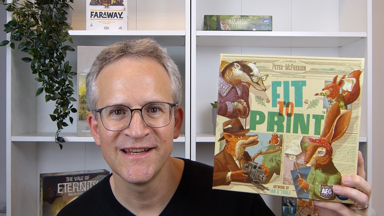 Fit to Print - Board Game Rules - how to play