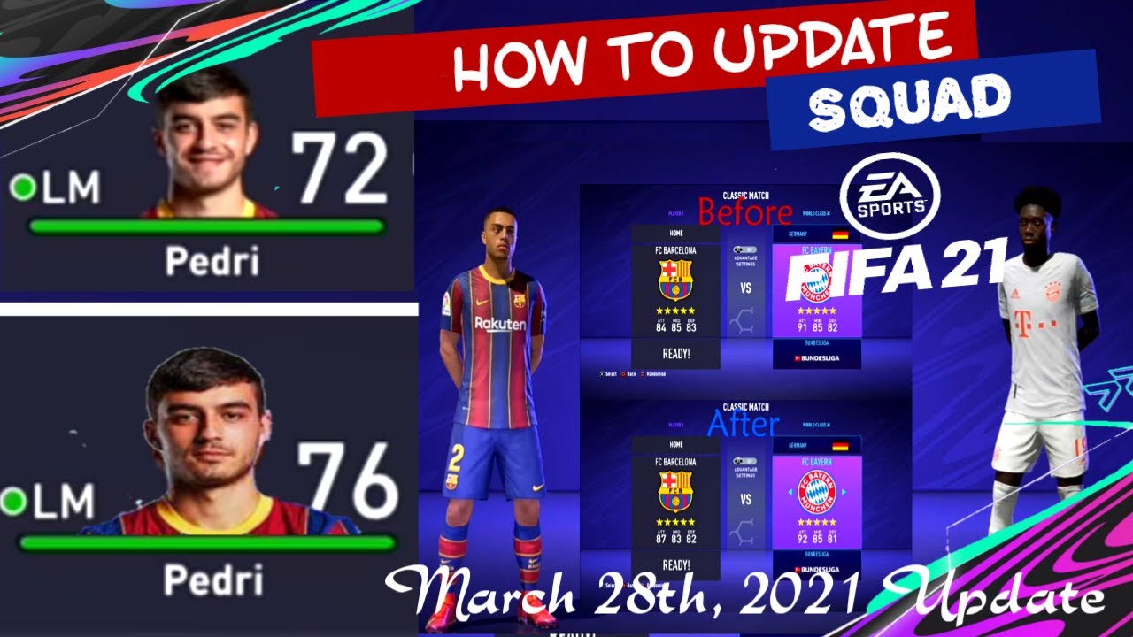 NEW FIFA 21 SQUAD UPDATE | (12/04/22) | Increases Ratings, New added and team sheet.