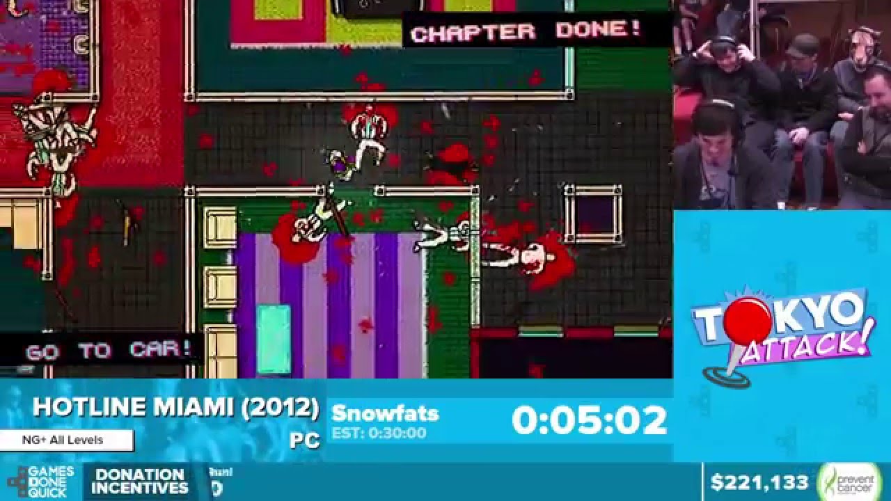 Hotline Miami by Snowfats in 25:48 - Awesome Games Done Quick 2016 - Part 34 [1440p]