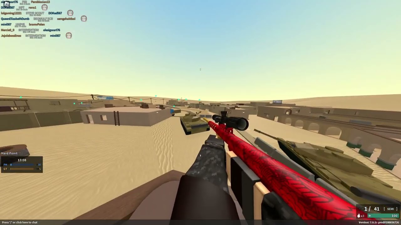 Phantom Forces: 360 no-scope trickshot (bfg 50)