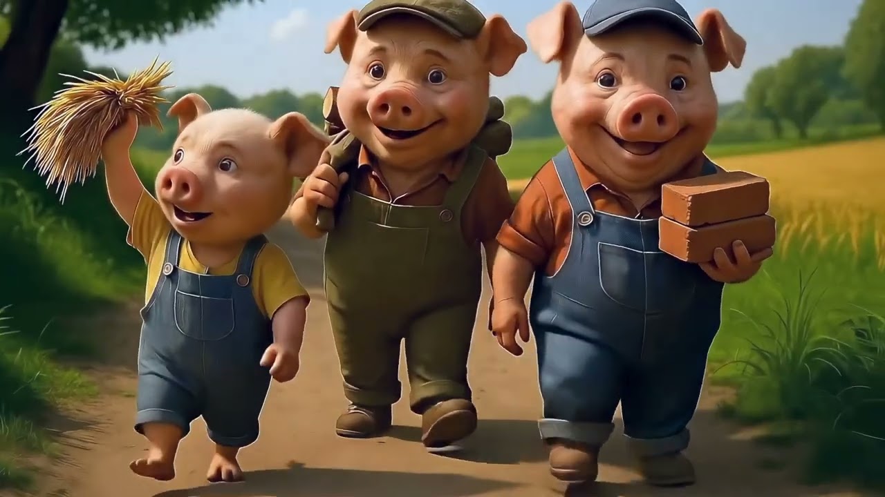 De Tre Små Grisarna 🐷🏠 Saga för Barn | Svensk Saga för Barn