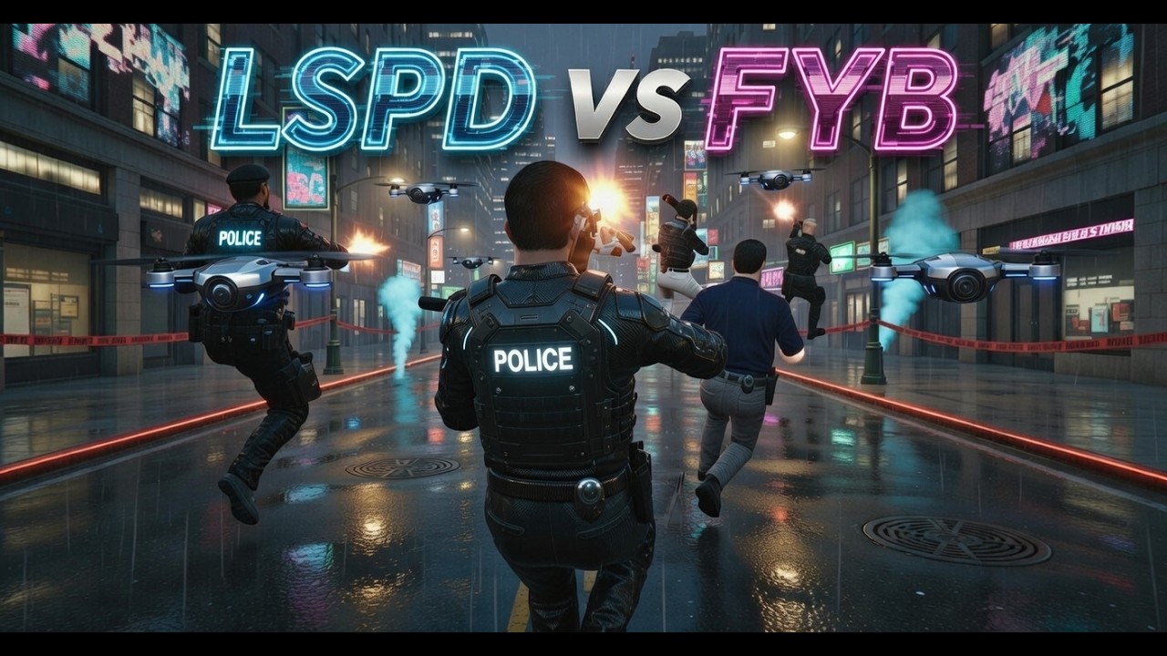 BLOODBATH CODE RED: FYB vs LSPD FULL WAR! YOU WONT BELIEVE THE END! (Soulcity RP
