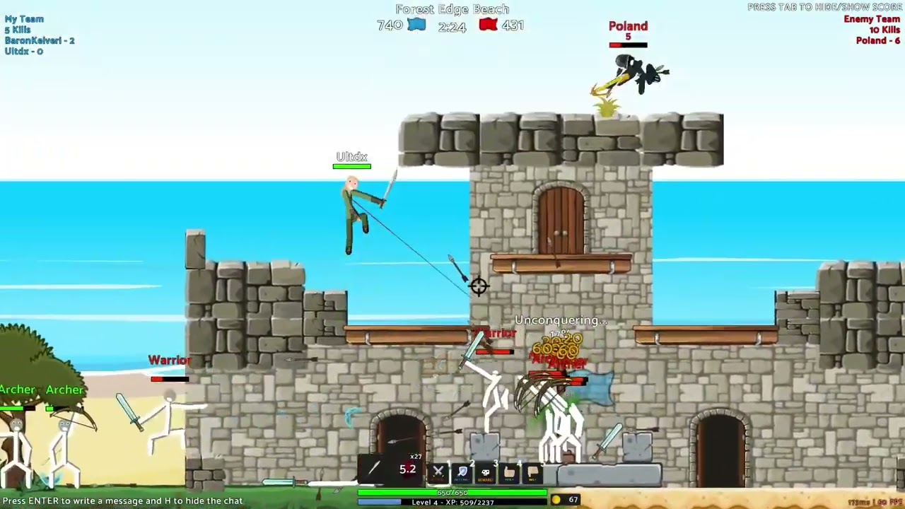 Stickforge: The Best Multiplayer Stickman Game 2025 - Gameplay