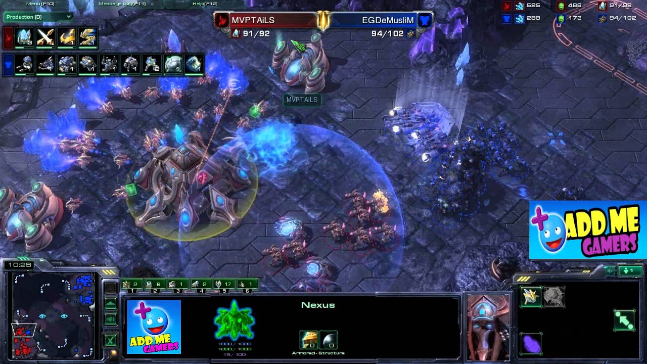 StarCraft 2 -  MvpTAils [P] vs EGDeMusliM [T] G1 (Commentary)