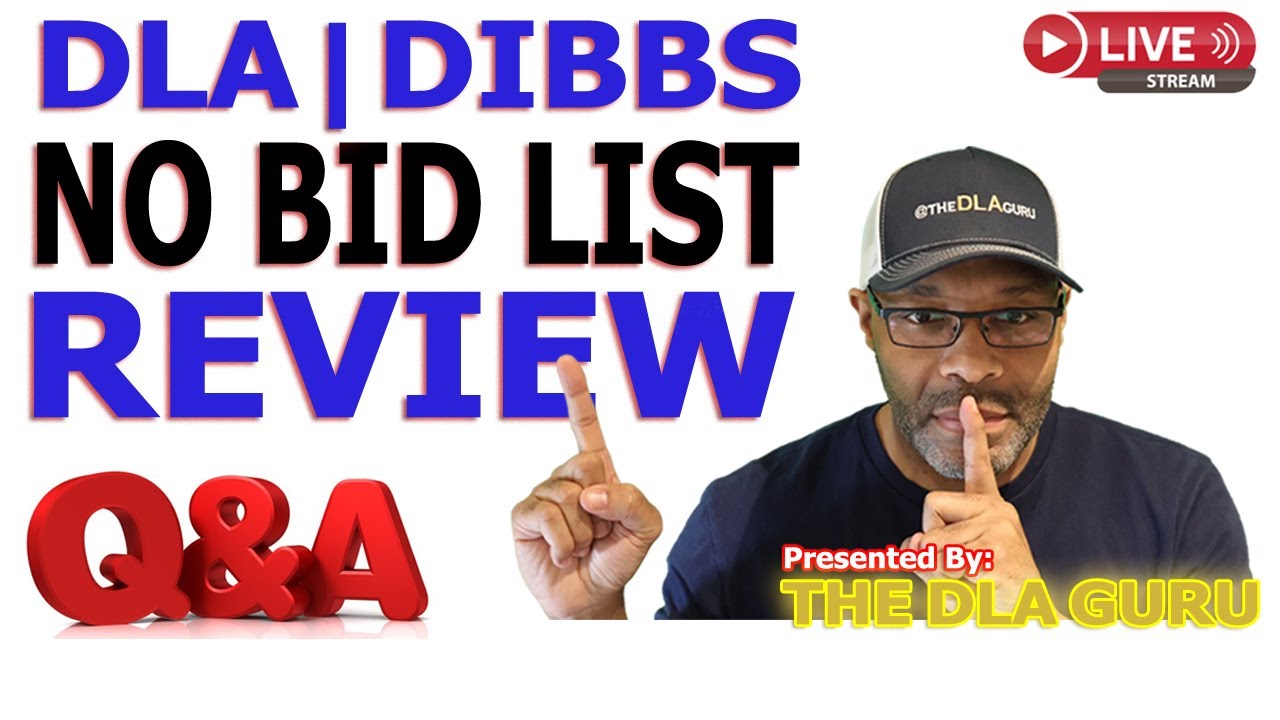 DLA | DIBBS «NO BID LIST» — обзор возможностей государственных контрактов
