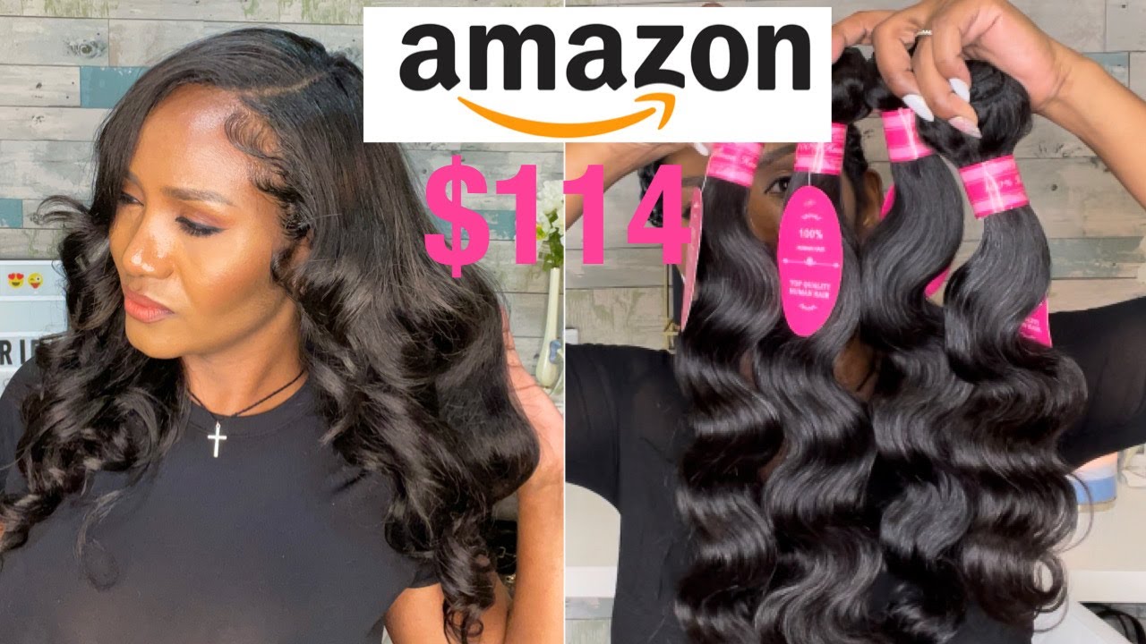 Amazon Human Hair! BEST Affordable AMAZON Virgin Hair Bundles