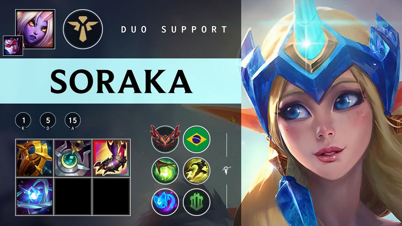 Soraka Support vs Nidalee - BR Grandmaster Patch 25.24