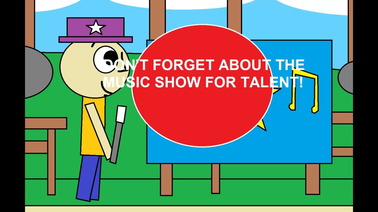 Caillou The Musical of Golden Guitar Playing Desert Hot Sun