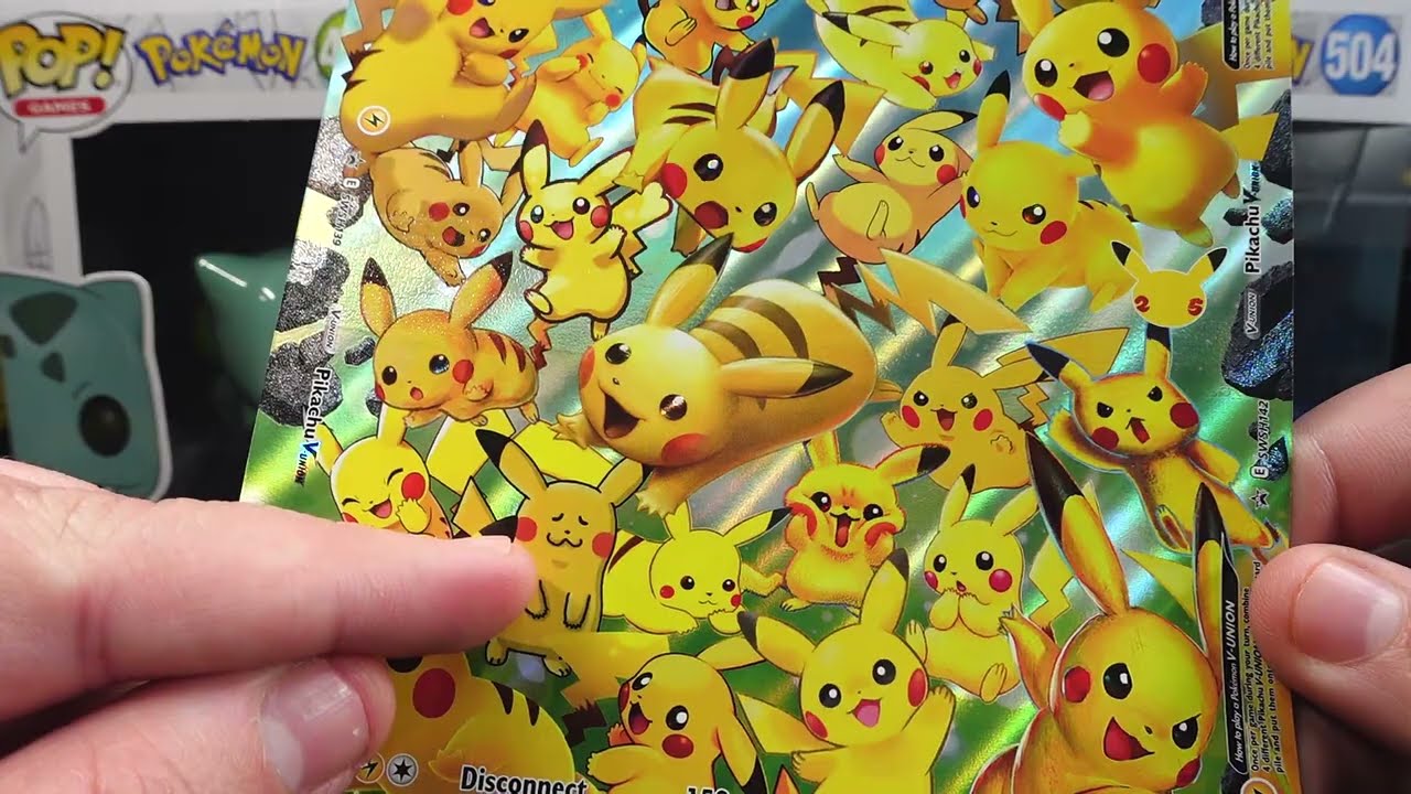 Pokemon V Union Pikachu Special Collection Box Opening