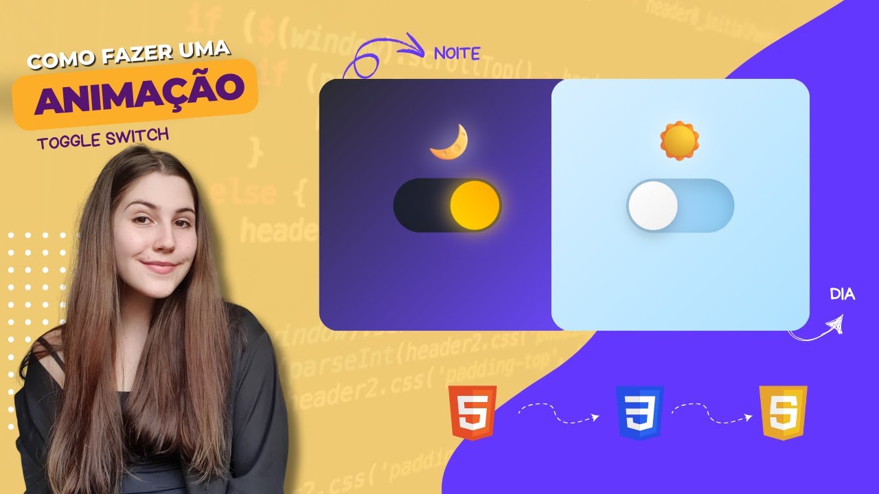 Como Criar um Toggle de Dark/Light Mode Animado com HTML, CSS e JS