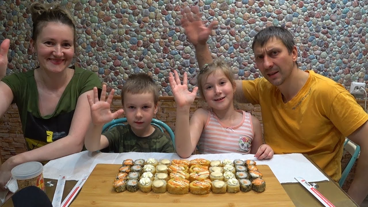 МУКБАНГ РОЛЛЫ НА 10000 ПОДПИСЧИКОВ | MUKBANG ROLLS FOR 10,000 SUBSCRIBERS #mukbang #мукбанг