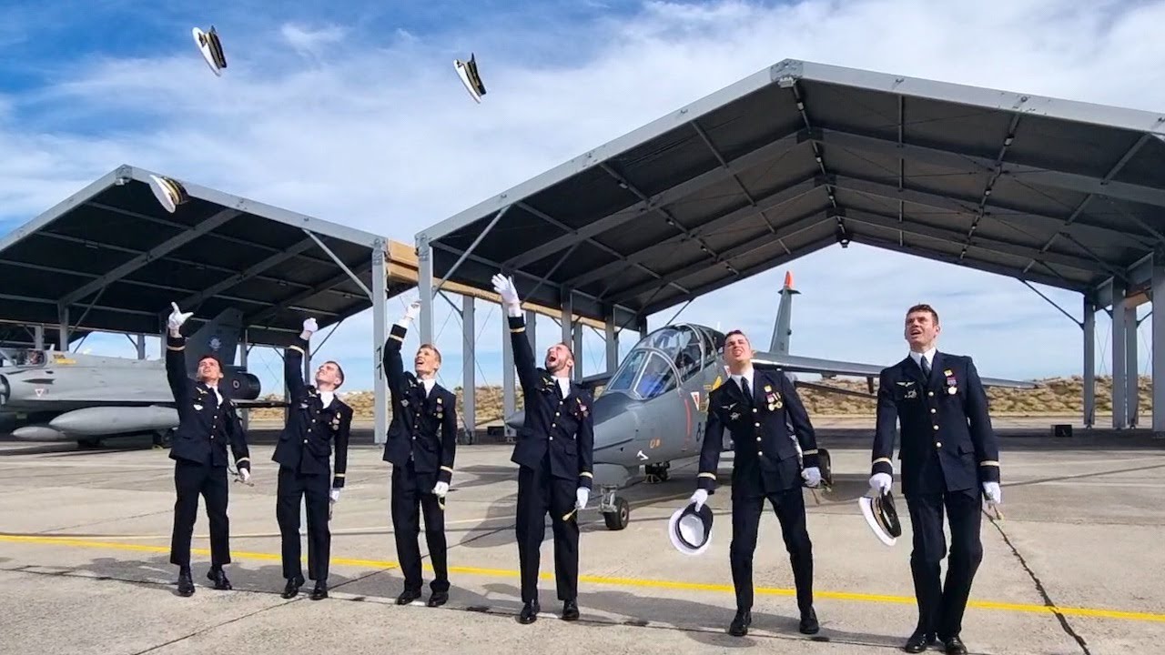 Dernière promotion de pilotes de chasse de Cazaux...