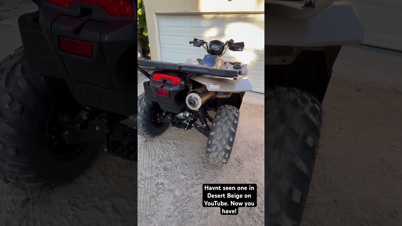 2025 Suzuki King Quad 500 AXi in Desert Beige 🔥🔥 Built in Rome, Georgia, USA 