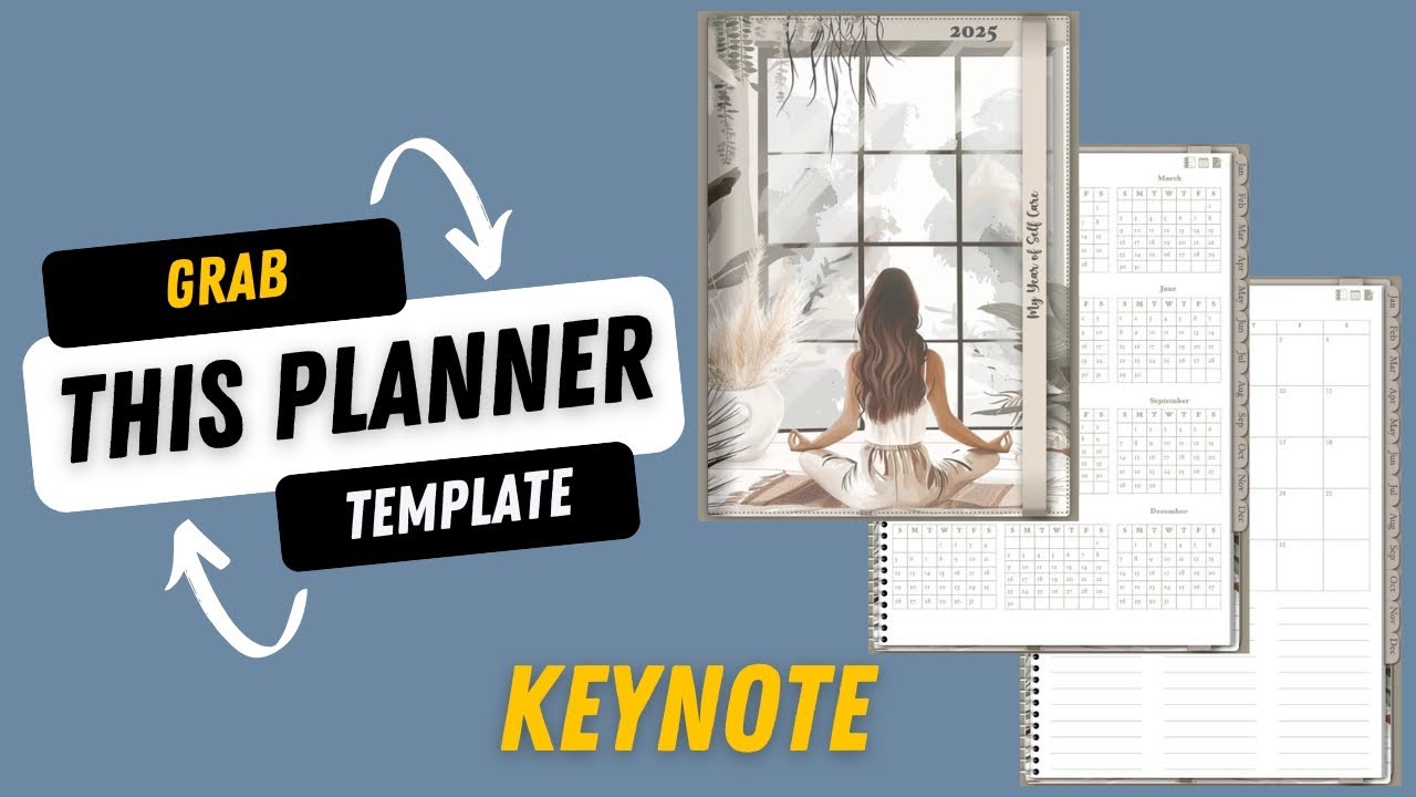 How to Edit the 2025 Keynote Planner Template | Save Time with PDF-Linkr!