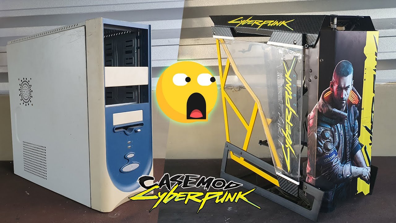 CYBER PUNK CASEMOD modding pc МОДДИНГ ПК