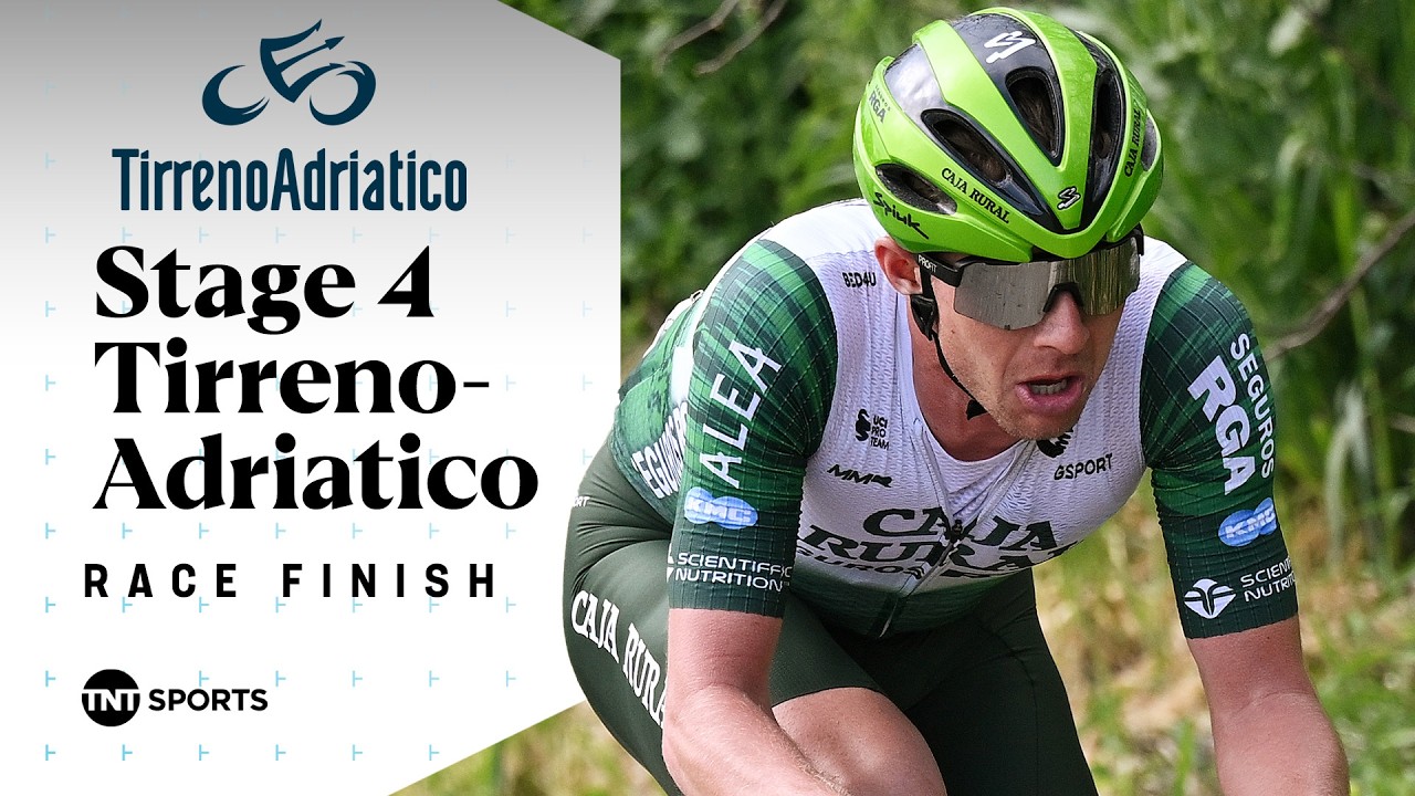 DELIVERING IN STYLE! 🔥 | Men's Elite Stage 4 Tirreno-Adriatico 2026 Final KM's | TNT Sports Cycling
