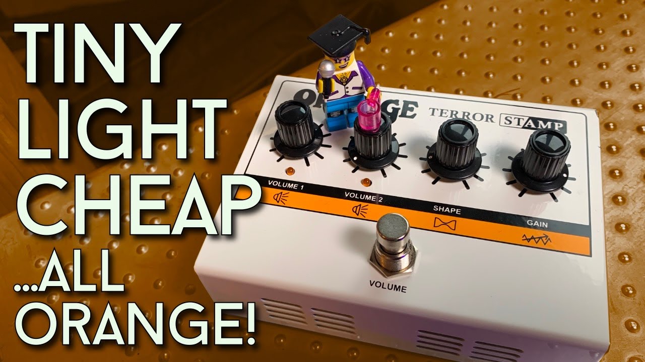 Size doesn't matter... she said! Orange Terror Stamp Amplifier