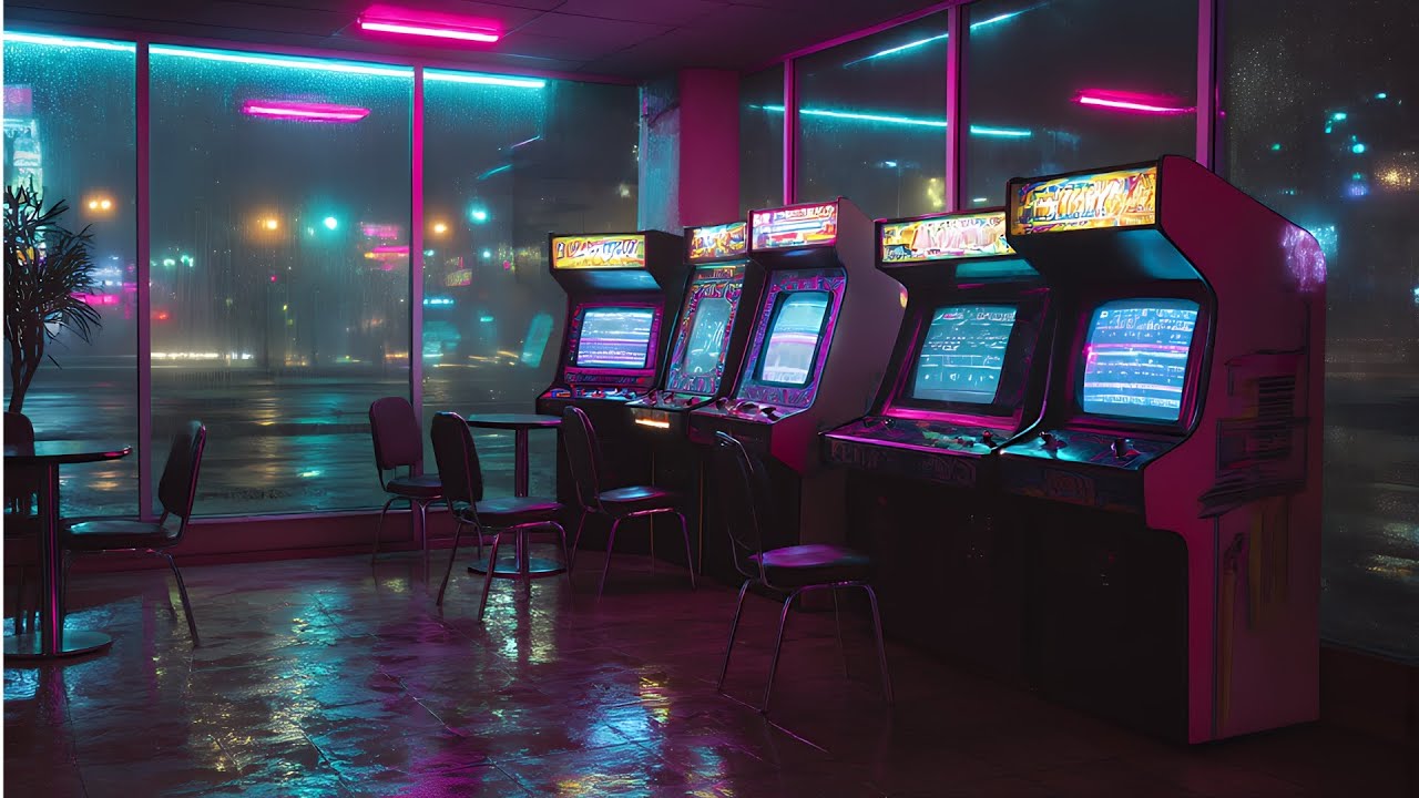 ⦿ Digital Sunset | Empty Arcade Memories — Full Synthwave Compilation for Sleep & Nostalgia