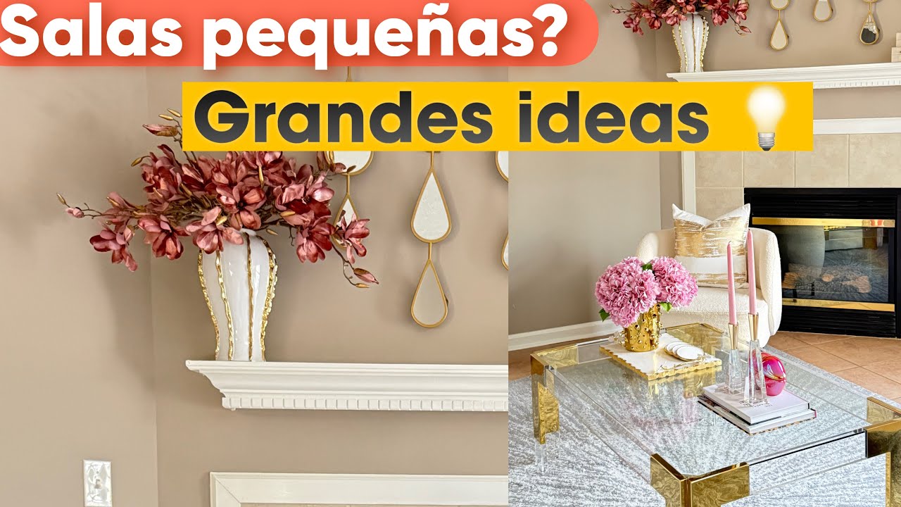 Ideas para salas pequeñas- ideas para decorar chimeneas 