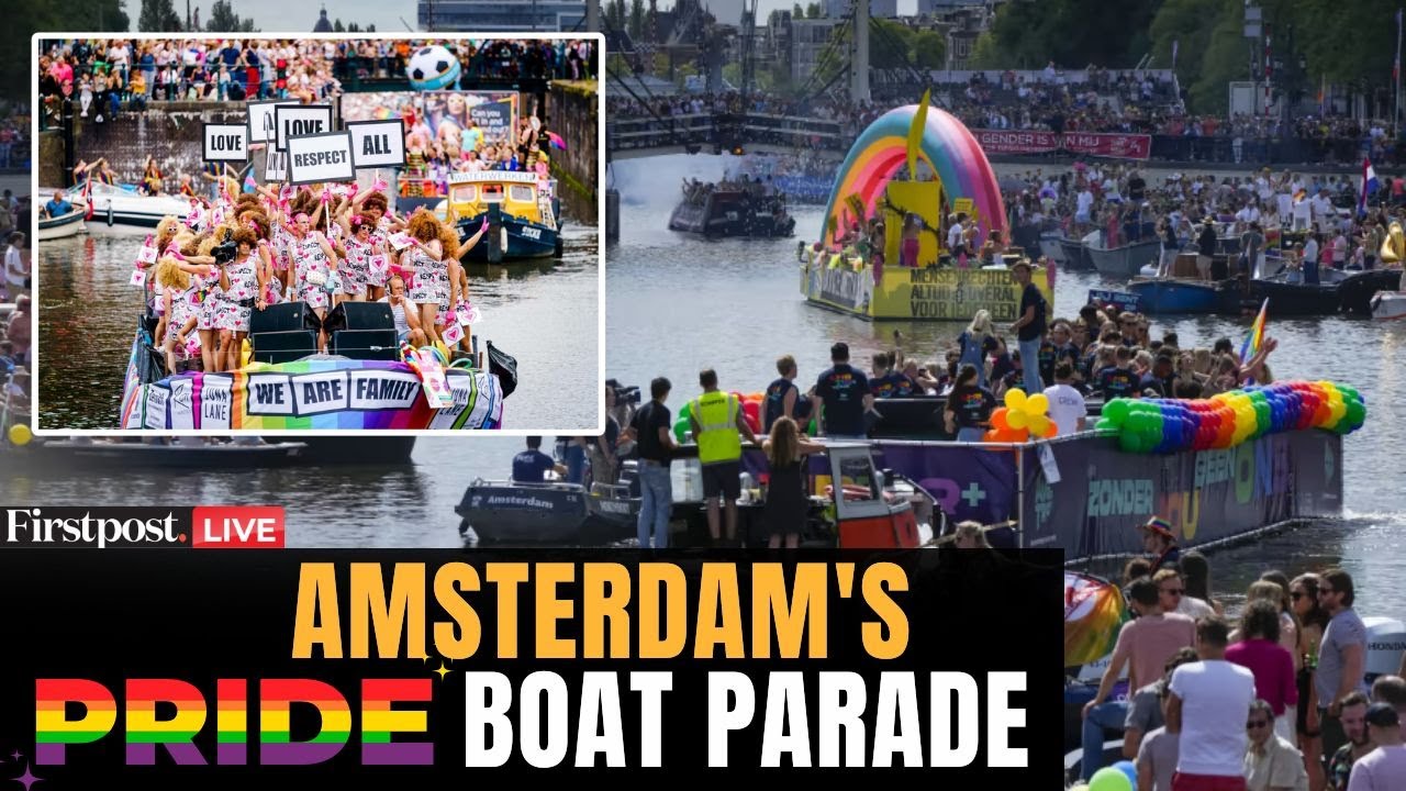 Amsterdam Pride Parade LIVE: Boat Pride Parade in Amsterdam's Amstel River |Canal Parade 2025 |LGBTQ