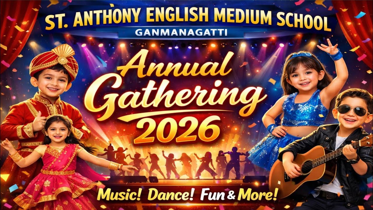 Annual Gathering 2026 | Fun,Talent & Celebration at St. Antony School #gathering #school #stanthonys
