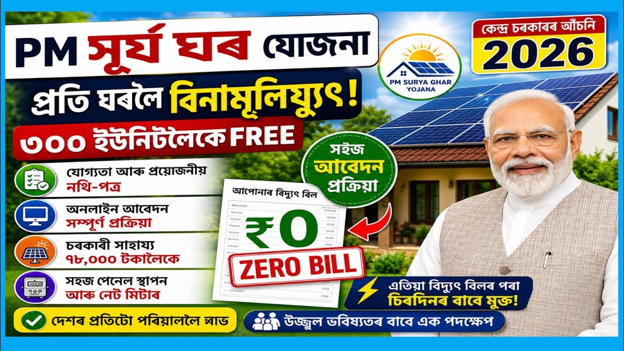 ☀️How to Get Free Electricity Under PM Surya Ghar Scheme | Full Application Process Explained 🌅