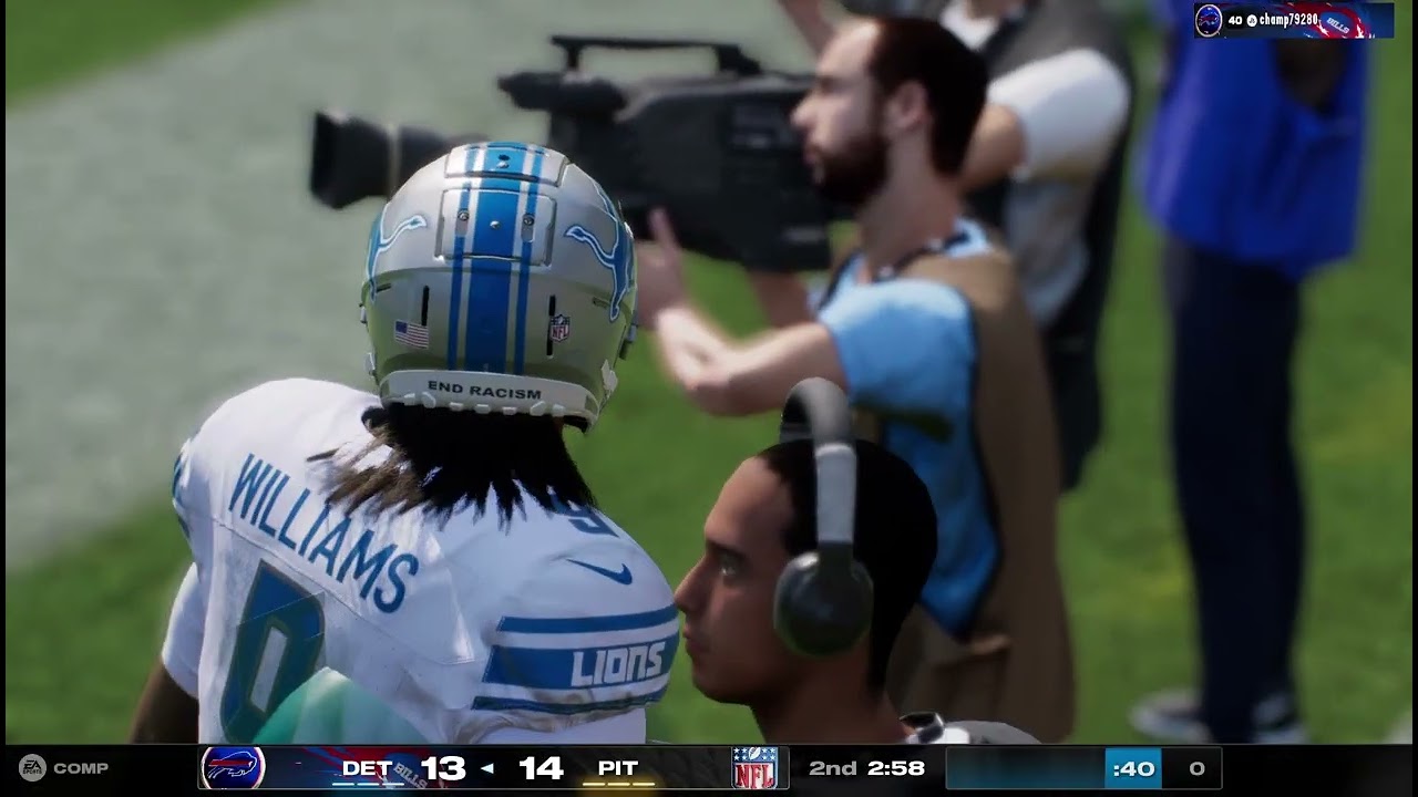 Madden 25 Justin Fields vs Detroit Lions | Game Winning Field Goal