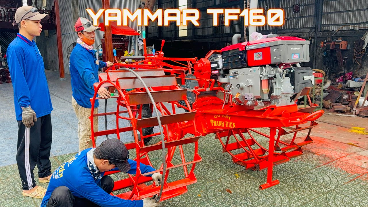 Máy Trục đât YAMMAR TF160 quá chất #cokhithanhdien #mayxoibanhxich #maycay #maymoc 