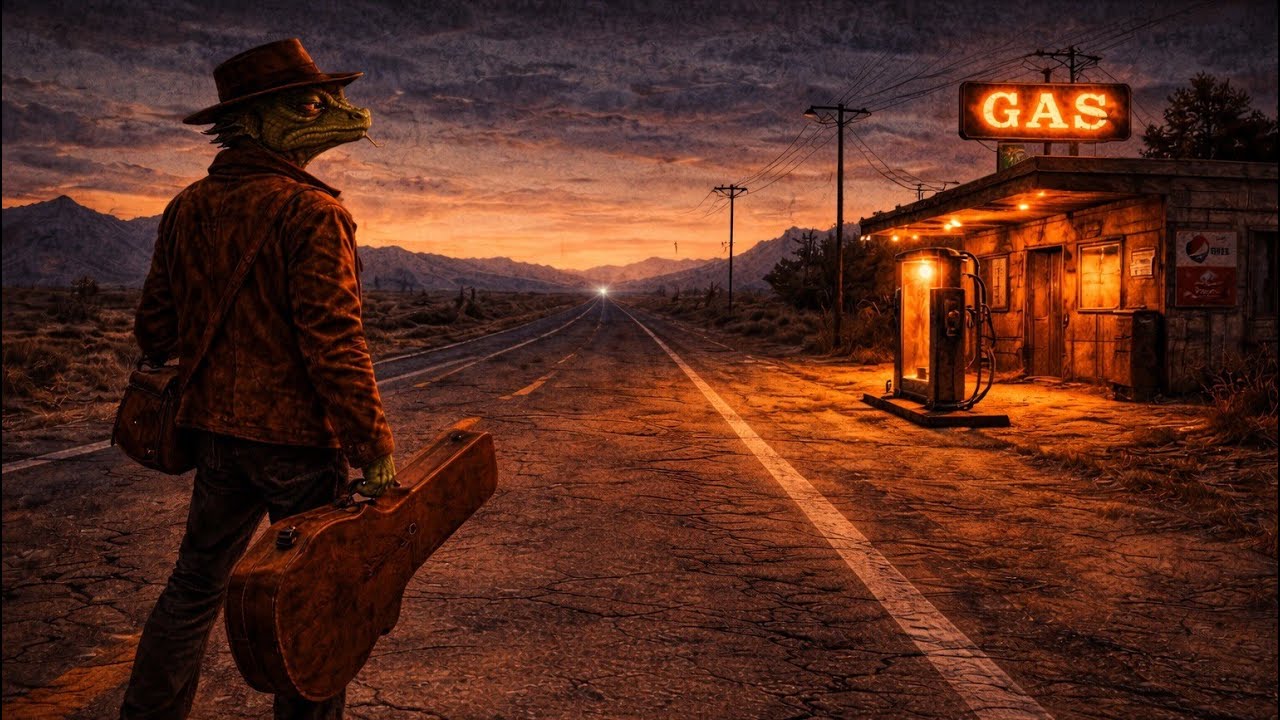 Night Highway Blues 🌙🎸 | Slow Blues for Long Drives & Lonely Roads