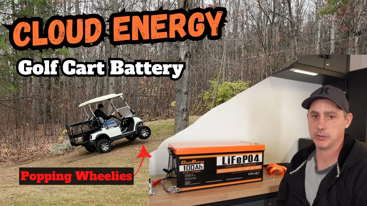 Golf Cart Battery By Energy Cloud. 48V (51.2V) 100Ah