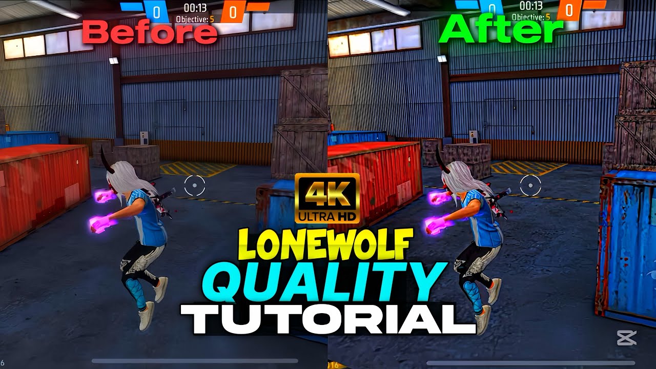 LONE WOLF HIGH QUALITY TUTORIAL🤩IN [FreeFire] 4K QUALITY EDIT💫LIKE @MX4YT33 in 2025&hellip;&hellip;